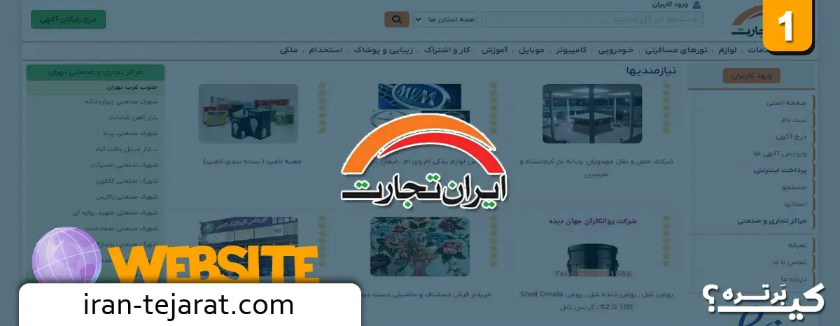 سایت ایران تجارت